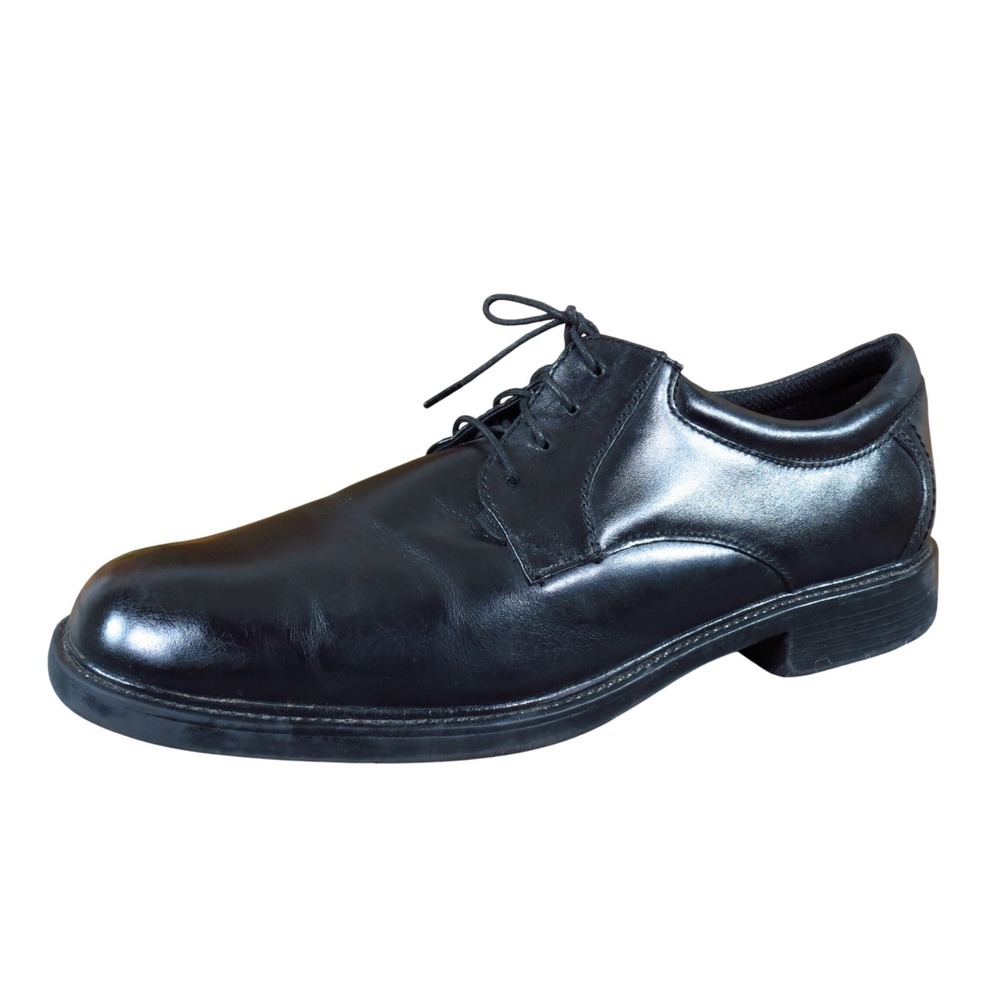 Nunn Bush 83514-57 Mens Derby Shoes Size 9.5M Formal‎ Work Wear Black Leather